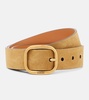 Suede belt