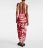 Printed beach cover-up