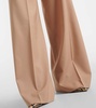 Wool wide-leg pants