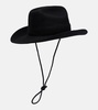 Leather-trimmed cowboy hat