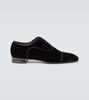 Greggyrocks velvet Oxford shoes