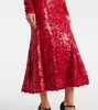 x Nicky Hilton Leyla sequined midi dress