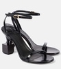 Les Sandales Bisou leather sandals