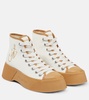 Canvas high-top sneakers