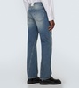 Twisted straight jeans