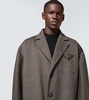 Wool and cashmere overcoat