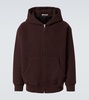 Oversized wool pile hoodie