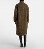 Horia wool-blend wrap coat