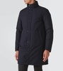 Paneled down coat