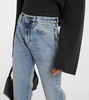 Twisted Seam mid-rise straight jeans