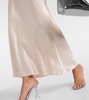 Silk maxi skirt