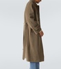 Belted wool overcoat