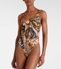 Papillon printed swimsuit