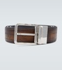 Scritto reversible leather belt