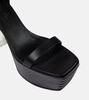 Minimal Grill leather platform sandals