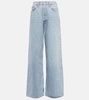 Low Slung Baggy wide-leg jeans