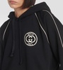 Cotton jersey hooded sweatshirt