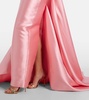 Imani strapless twill gown