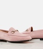 Gucci Jordaan Horsebit suede loafers