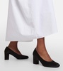 Fiore satin faille pumps