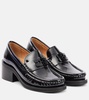 Logo loafer pumps