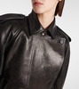 Hammond leather biker jacket