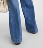 High-rise flared jeans