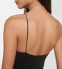 Elinor one-shoulder jersey gown