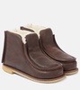 Suede ankle boots