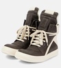 Geobasket suede high-top sneakers