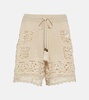 Chintz crochet shorts