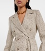 Hattson sequined tweed blazer