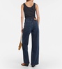 Scout high-rise wide-leg jeans