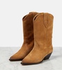 Duerto suede ankle cowboy boots