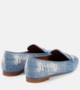 Bruni denim loafers