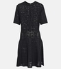 4G jacquard minidress