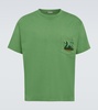 Swan cotton jersey T-shirt