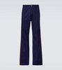 Coda cotton drill straight pants