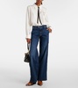 Lotta Rebel high-rise wide-leg jeans