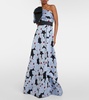 Georgina floral brocade gown