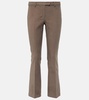 Orvieto cotton-blend jersey straight pants