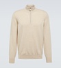 Cashmere half-zip sweater