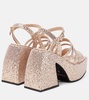 Bulla Chibi glitter platform sandals