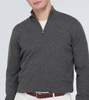 Cashmere half-zip sweater