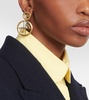 Logo drop earrings