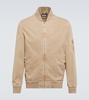 Cotton-blend bomber jacket