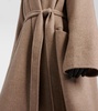 Laguna cashmere flannel wrap coat