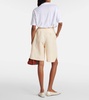 Linen Bermuda shorts