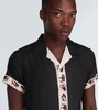 Taureau printed silk shirt