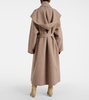 Laguna cashmere flannel wrap coat